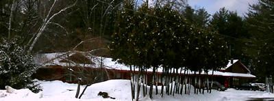 Winter at the Algonquin Motel in Wells