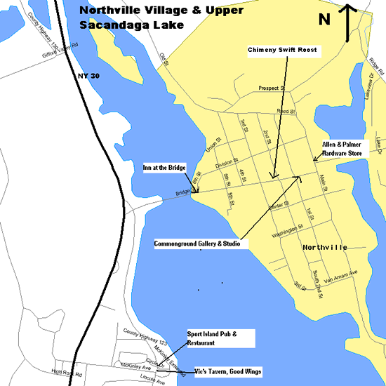 Street map of Northville