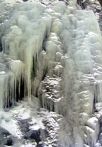 Ice Flow in Coreys, on the way to Saranac Lake