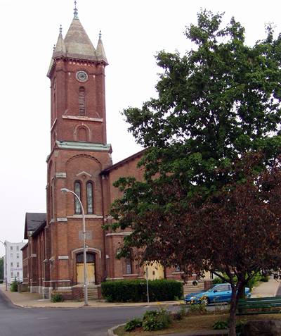 Methodist Church in downtown Gloversville