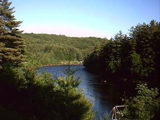 Sacandaga River from NY 30 in Hope
