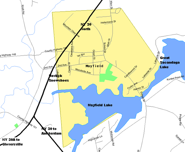 Map of Mayfield